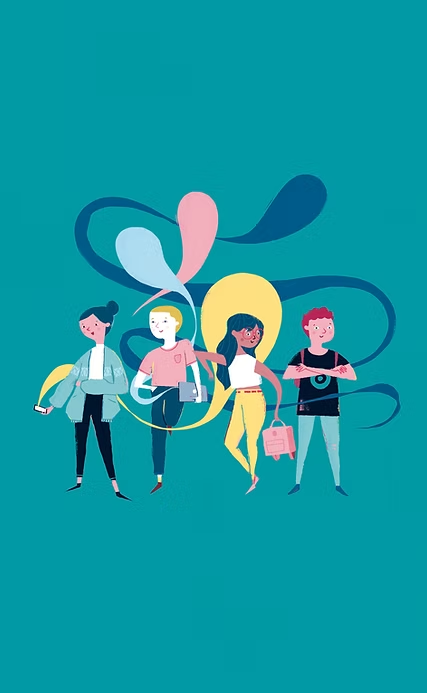 Cover illustration for the book Stand up to Sexting