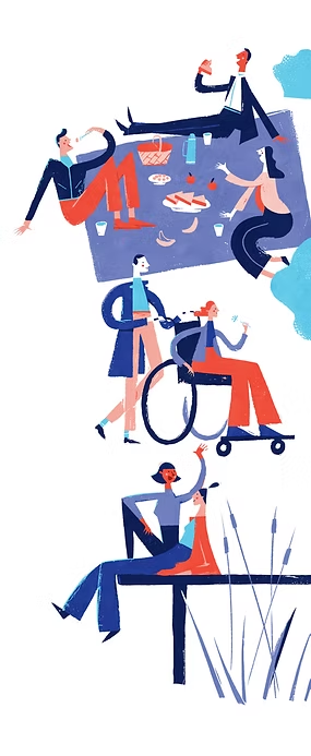 Illustration form the magazine Gemenskap & Påverkan