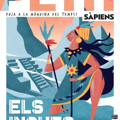 Cover for the magazine Petit Sàpiens