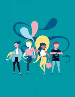 Cover illustration for the book Stand up to Sexting