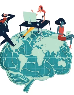 Illustration Share Leadership Emergence