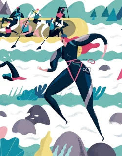 Illustration for the magazine Descobrir Catalunya