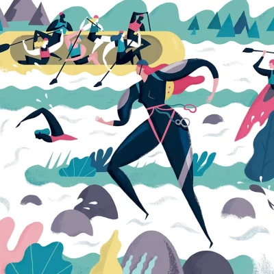 Illustration for the magazine Descobrir Catalunya