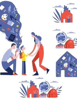 Illustration for the magazine Gemenskap & Påverkan