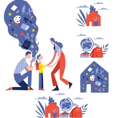Illustration for the magazine Gemenskap & Påverkan