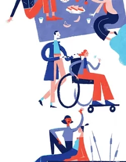 Illustration form the magazine Gemenskap & Påverkan