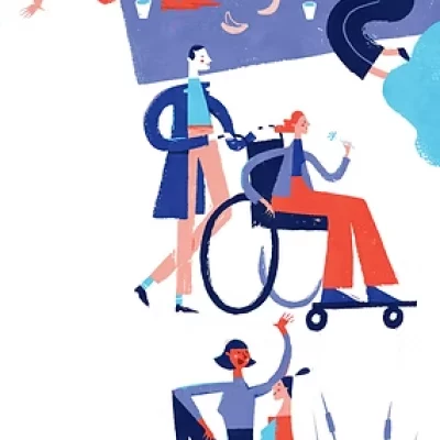 Illustration form the magazine Gemenskap & Påverkan