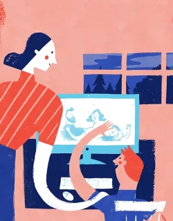 Illustration form the magazine Gemenskap & Påverkan